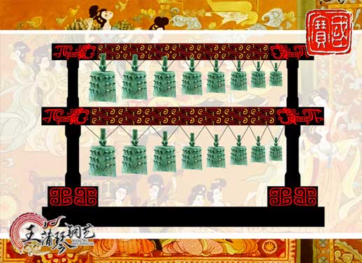 16件晉侯穌青銅編鐘，西周時(shí)期編鐘編磬