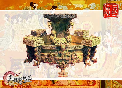 銅尊盤，曾侯乙尊盤，國寶級文物之一